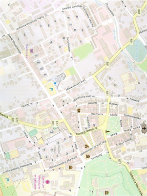 Mapa budynków SM Łańcut
